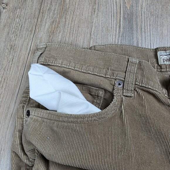 Patagonia Men's Organic Cotton Corduroy Jeans Regular 35x32 Khaki Tan - Picture 6 of 8
